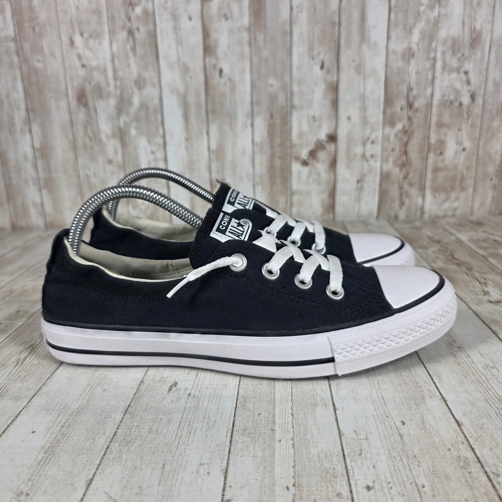 Converse Black and White Low-Top Sneakers